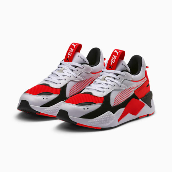 RS-X Reinvention Unisex Sneakers, Puma White-Red Blast, extralarge