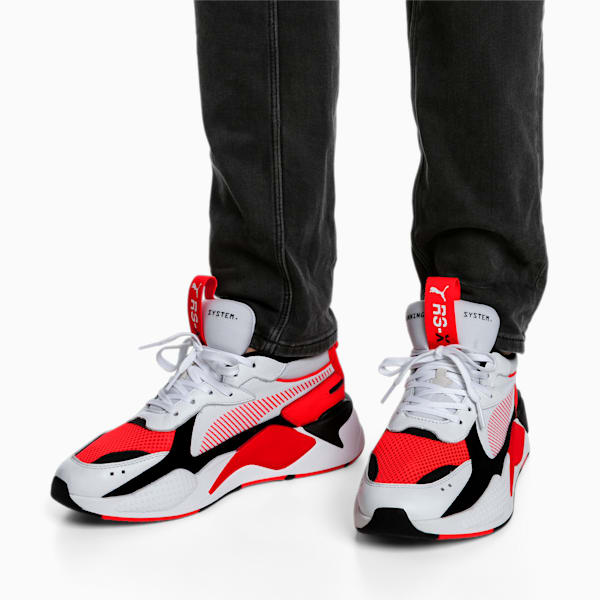 RS-X Reinvention Sneakers, Puma White-Red Blast, extralarge