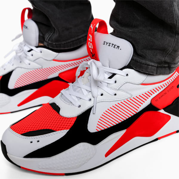 RS-X Reinvention Men's Sneakers, Puma White-Red Blast, extralarge