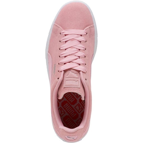 Suede Galaxy Women’s Sneakers, Pale Pink-Puma Silver, extralarge