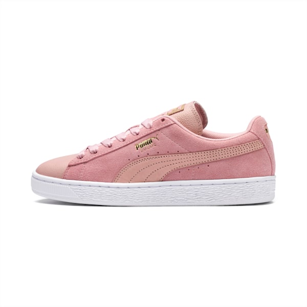 Suede Shimmer Women’s Sneakers, Bridal Rose-Puma White, extralarge