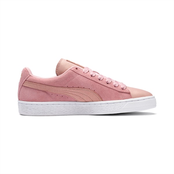 Suede Shimmer Women’s Sneakers, Bridal Rose-Puma White, extralarge