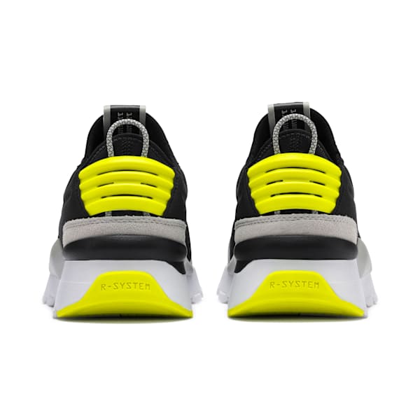 RS-0 Core Sneakers, Puma Black-Gray Violet-Yellow Alert, extralarge-IND