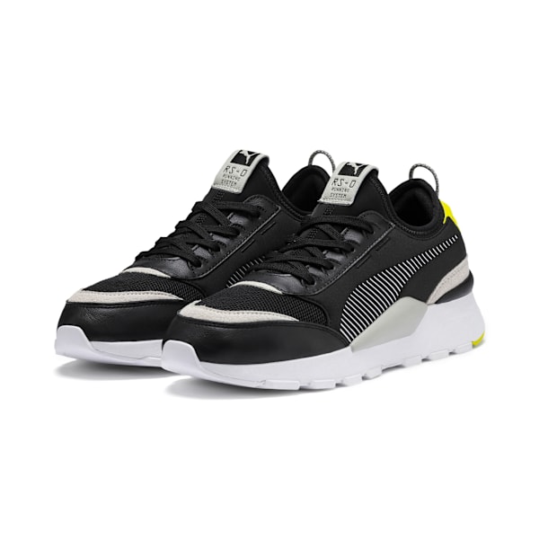 RS-0 Core Sneakers, Puma Black-Gray Violet-Yellow Alert, extralarge-IND