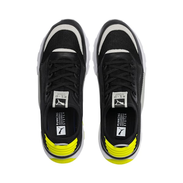 RS-0 Core Sneakers, Puma Black-Gray Violet-Yellow Alert, extralarge-IND