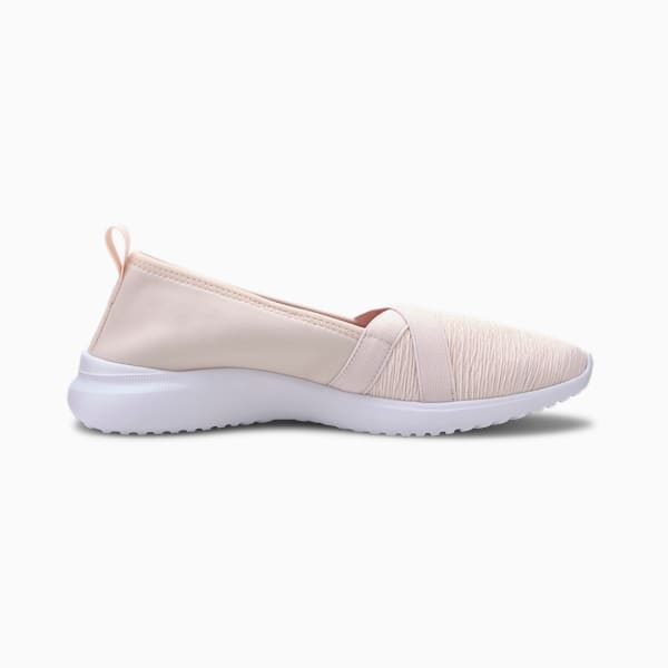 Adelina Women’s Ballet Shoes, Rosewater-Puma Silver-Puma White-BRIGHT ROSE, extralarge