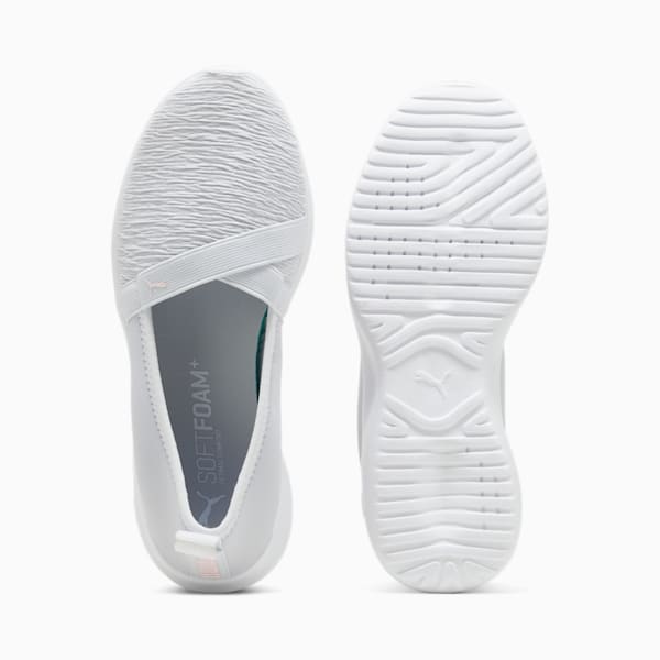 Zapatos slip on para mujer Adelina, Silver Mist-Whisp Of Pink-PUMA White, extralarge