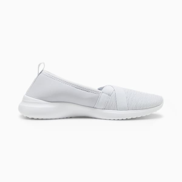Zapatos slip on para mujer Adelina, Silver Mist-Whisp Of Pink-PUMA White, extralarge