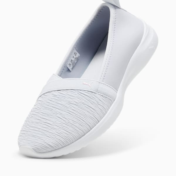 Zapatos slip on para mujer Adelina, Silver Mist-Whisp Of Pink-PUMA White, extralarge