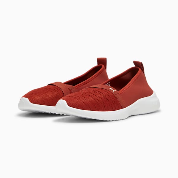 Ballerines Adelina Femme, Mars Red-Alpine Snow-PUMA White, extralarge