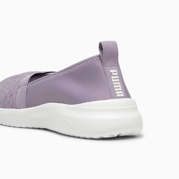 Zapatos slip on para mujer Adelina, Pale Plum-Feather Gray-PUMA White, extralarge