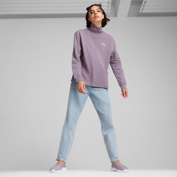 Zapatos slip on para mujer Adelina, Pale Plum-Feather Gray-PUMA White, extralarge