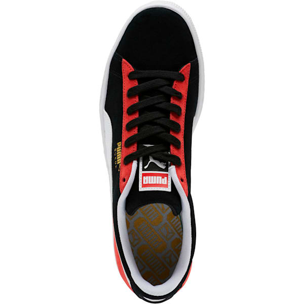 Suede Classic Kokono Sneakers, Puma Black-Puma White-High Risk Red, extralarge