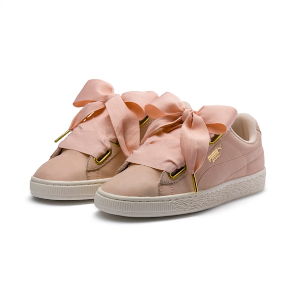 Puma suede basket heart women's clearance
