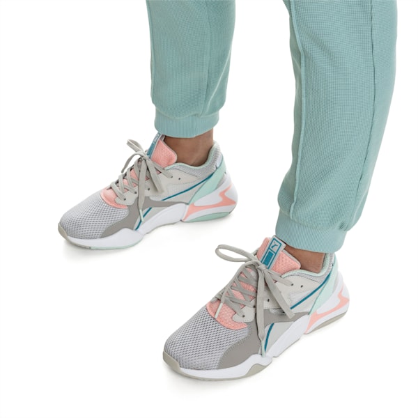 Nova Mesh Women’s Sneakers, Gray Violet-Peach Bud, extralarge