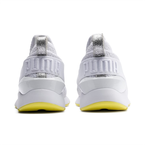 Puma muse metal womens yellow hot sale