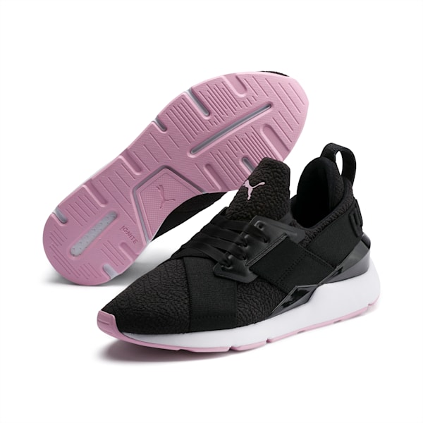 Muse Trailblazer Women’s Sneakers, Puma Black-Pale Pink, extralarge