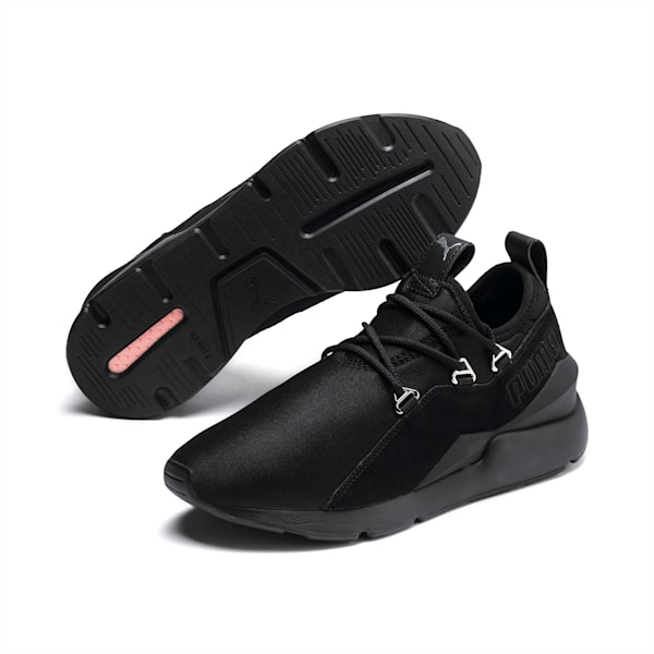 Muse 2 Women’s Sneakers, Puma Black-Puma Black, extralarge