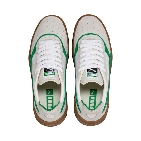 Cali-0 Vintage Sneakers, Puma White-Amazon Green-Gum, extralarge