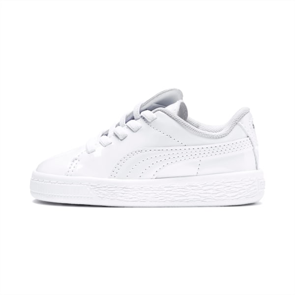 Basket Crush Patent AC Toddler Shoes PUMA
