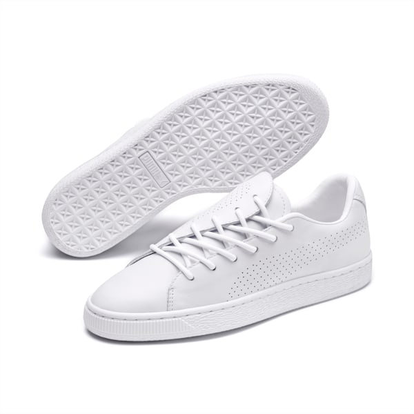 Basket Crush Perf Women’s Sneakers, Puma White-Puma White, extralarge