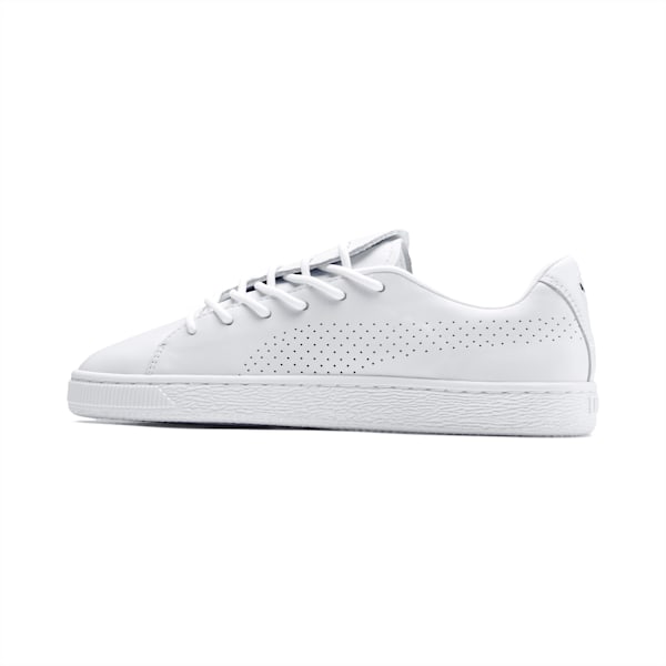 Basket Crush Perf Women’s Sneakers, Puma White-Puma White, extralarge