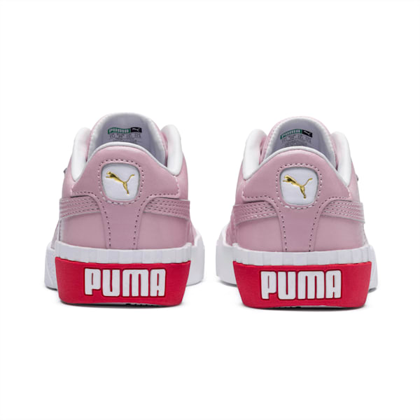 Cali Little Kids' Shoes, Puma White-Hibiscus, extralarge