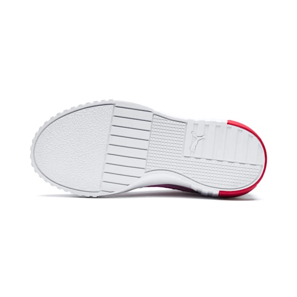 Cali Little Kids' Shoes, Puma White-Hibiscus, extralarge