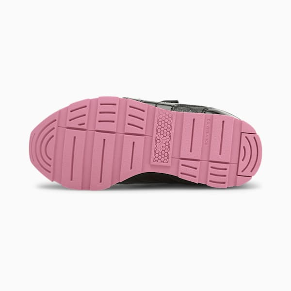 Vista Glitz Little Kids' Shoes, Puma Black-Black-Pale Pink, extralarge