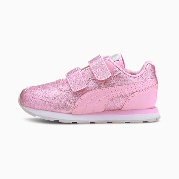 Vista Glitz Little Kids' Shoes, Pink-Pink-Peachskin-Silver, extralarge