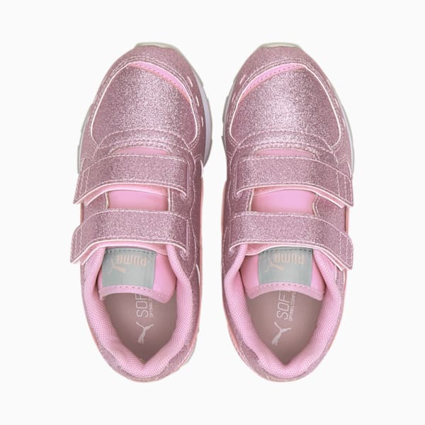 Tenis Niñas Vista Glitz, Pale Pink-Pale Pink-Peachskin-Puma Silver, extralarge