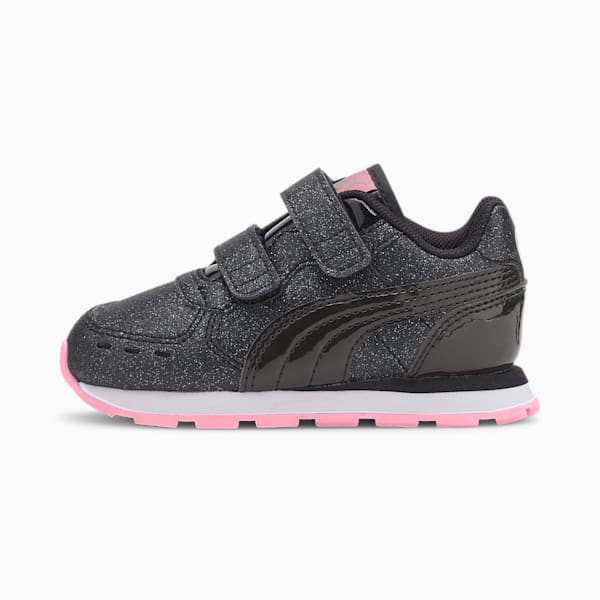 Vista Glitz Toddler Shoes, Puma Black-Puma Black-Pale Pink, extralarge