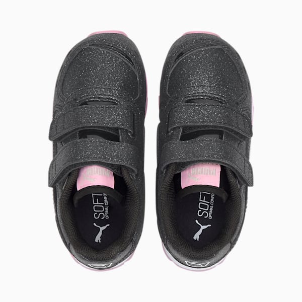 Tensi Bebés Vista Glitz V, Puma Black-Puma Black-Pale Pink, extralarge