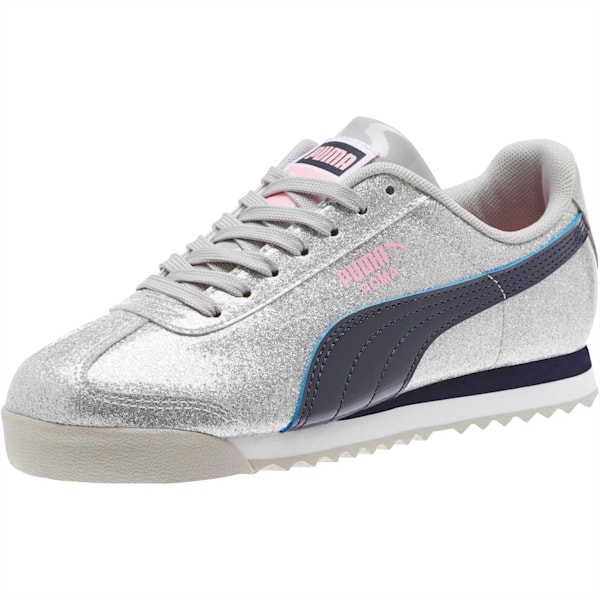 Roma Glam Sneakers JR, Gray Violet-Peacoat, extralarge