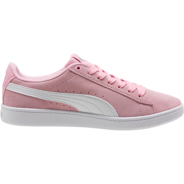 PUMA Vikky v2 Women's Sneakers, Pale Pink-Puma White-Silver, extralarge