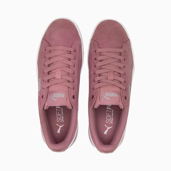 PUMA Vikky v2 SoftFoam+ Women's Sneakers, Foxglove-Puma White-Puma Silver, extralarge-IND