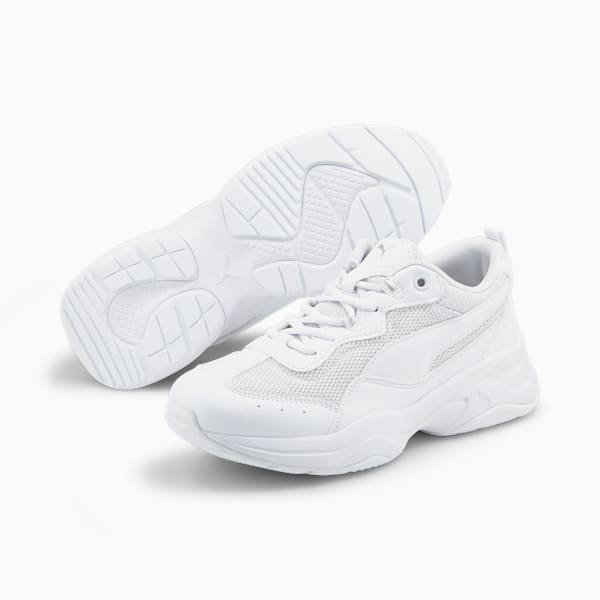 Cilia Women's Trainers, Puma White-Gray Violet-Puma Silver