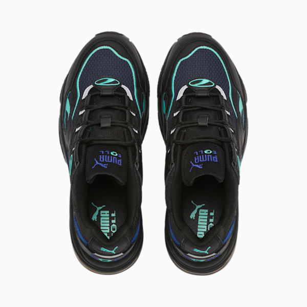 Puma cell venom black blue top