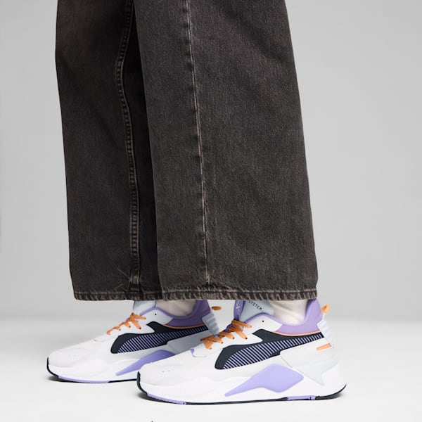 Tenis RS-X Hard Drive, PUMA White-Lavender Alert, extralarge