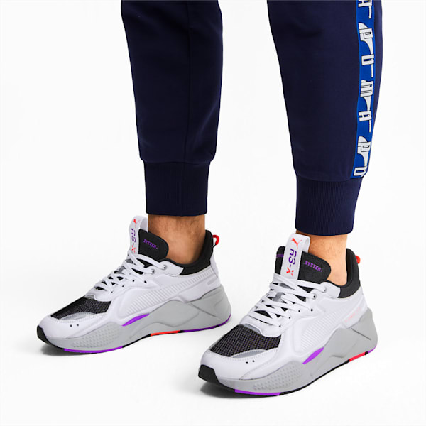 RS-X Softcase Trainers, Puma White-Puma Black, extralarge