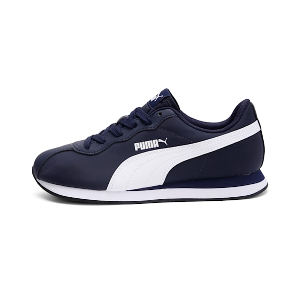 Turin II Youth Shoes, Peacoat-Puma White, extralarge-IND