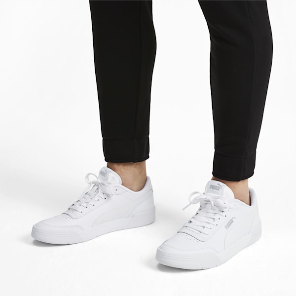 Caracal Unisex Sneakers, Puma White-Puma Silver, extralarge-AUS