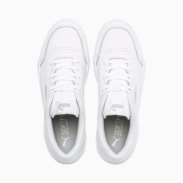 Caracal Unisex Sneakers, Puma White-Puma Silver, extralarge-IND