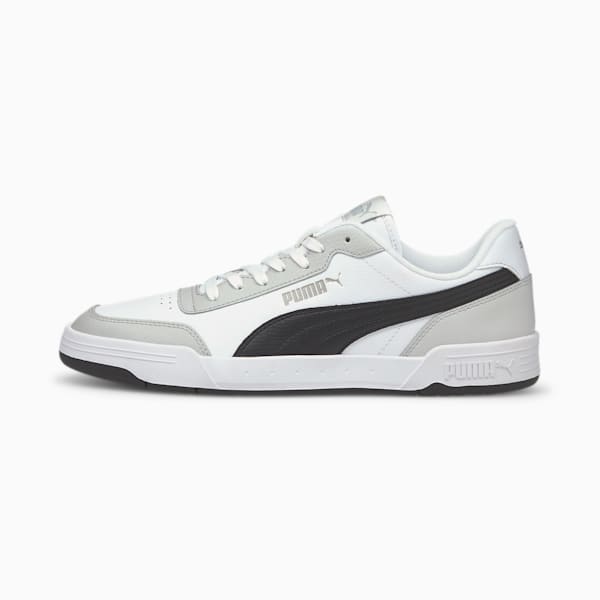 Tenis para hombre Caracal, Puma White-Puma Black-Gray Violet, extralarge