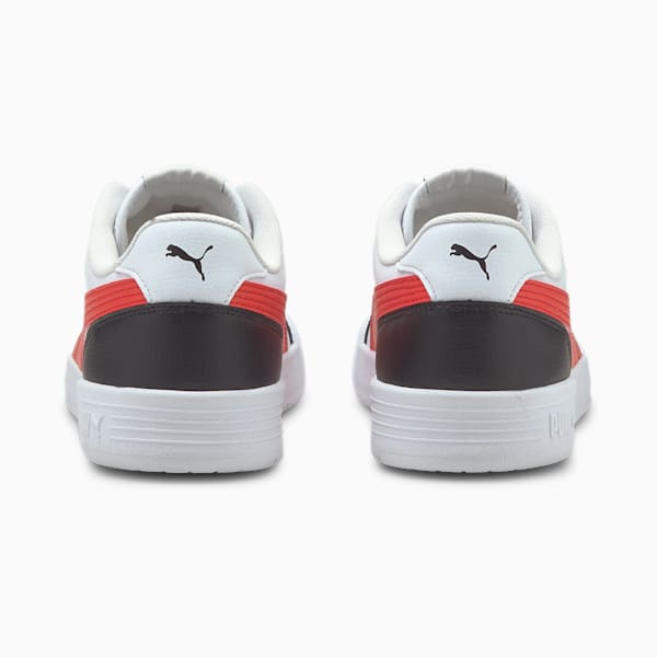 Caracal Unisex Sneakers, Puma White-Poppy Red-Puma Black, extralarge-IND