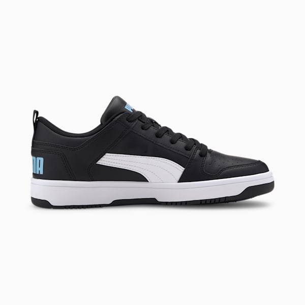 PUMA Rebound LayUp Lo Sneakers, Puma Black-Puma White-Palace Blue, extralarge