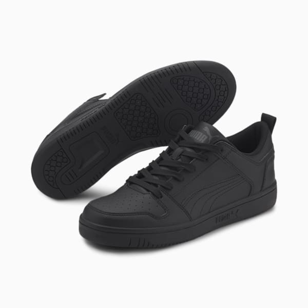 PUMA Rebound LayUp Lo Sneakers, Puma Black-Puma Black-Dark Shadow, extralarge