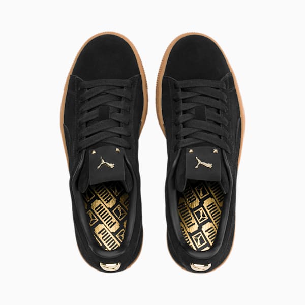 Puma SUEDE GUM - Trainers - puma black-gum/black 