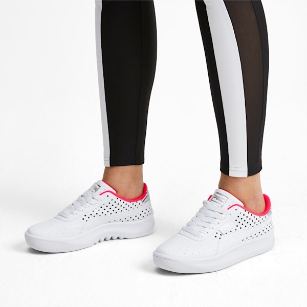 California Remix Women's Sneakers, Puma White-Puma Black, extralarge