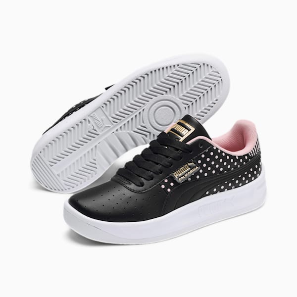 California Remix Women's Sneakers, Puma Black-Bridal Rose, extralarge
